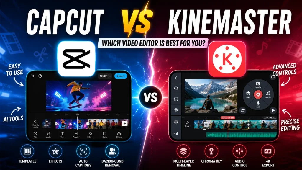 CapCut vs KineMaster